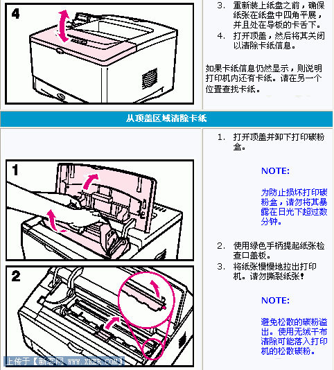 打印机卡纸怎么办 故障清除(图文) 打印机卡纸怎么办 故障清除(图文)